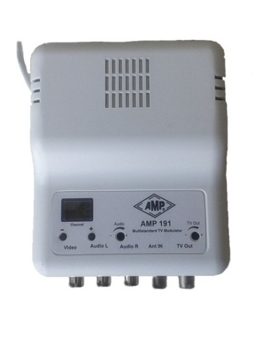 AMP191 Modulador A/V estéreo digital programable 5/2150 MHz autoalimentado