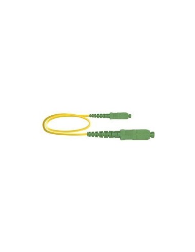 AMP846 Latiguillo símplex SC/APC-SC/APC SM 9/125 G657A2 cubierta 3mm LSZH-FR amarilla 1 metro