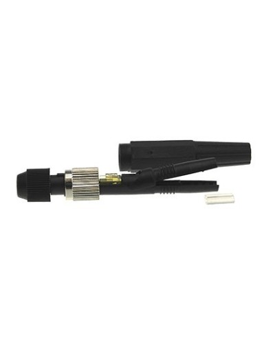 AMP909 Conector FC/PC MM OM3 50/125 cable 3,3x2,2 y 0,9mm ILO 3dB negro sin herramienta