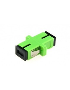 AMP910 Adaptador SC-SC APC SM símplex, zirconia, verde