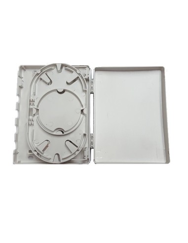 AMP930 Caja terminal interior capacidad 4 fusiones + 4 adaptadores (no incl.) SC/SC 140x110x30mm