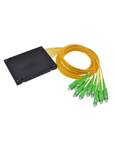 AMP919 Splitter óptico SM 1x4 SC/APC caja ABS
