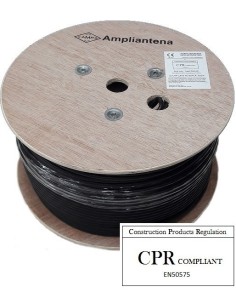 AMP562 Cable FTP Cat5E PE Negro, 305m, CPR Euroclass Fca