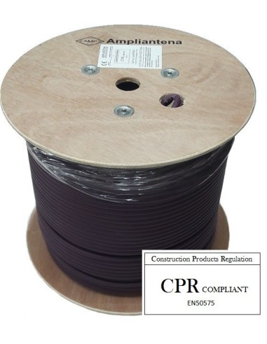 AMP568 Cable FTP Cat6 LSZH Violeta, 305m, CPR Euroclass Eca