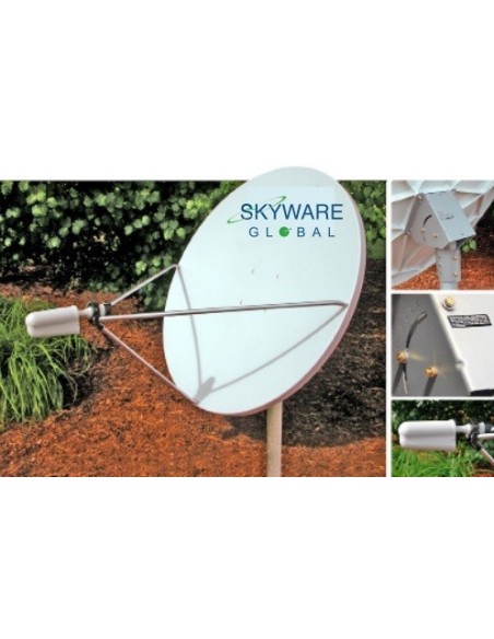 AMP92 Antena parabólica Offset de 1,20m. Alta ganancia