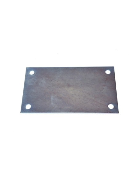 Placa 250x140x3mm para montaje de soporte en torreta Serie 180