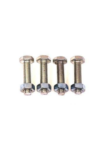 Conjunto 4 tornillos con tuerca 45mm M10