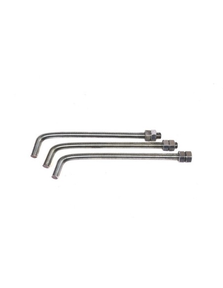 Conjunto 4 pernos de fijación con tuerca 250mm M12
