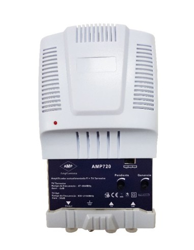 Satellite amplifier 38dB with Terrestrial TV...