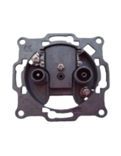 Flush-mounting TV socket