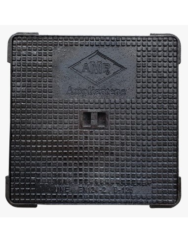 Tapa con marco de acero para arqueta 60x60x5 cm