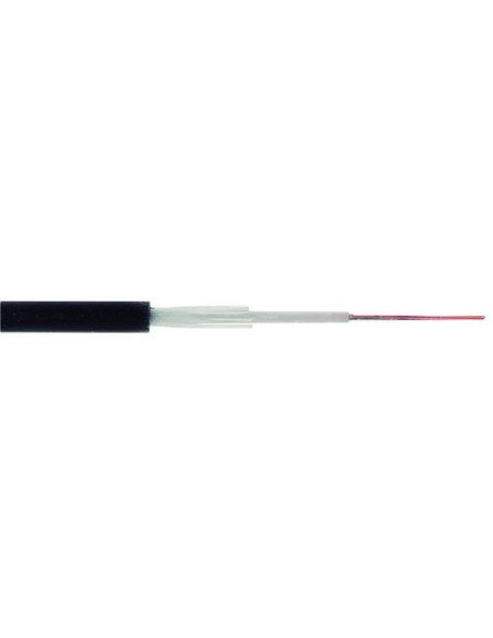 AMP814 Cable 48 fibras ópticas MM 6tx8f holgada 50/125 OM3-150 LSZH-FR negro