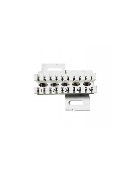 Punchdown strip for screwing (5 pairs)