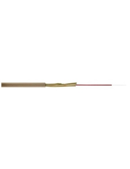 Câble 1 fibre optique SM 9/125/900 G657A2 aramide 3 mm LSZH ivoire