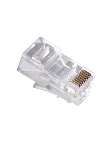 Conector RJ45 macho Cat5E UTP plástico