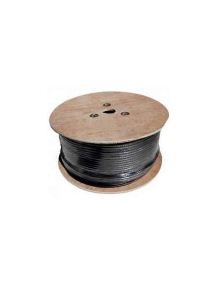Cable FTP Armado Cat6 CU PE Negro 500m Fca "anti-roedores"