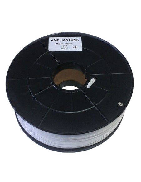 Coaxial cable CU 100m white