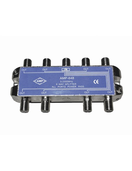 AMP648 Distribuidor Blindado 5-2500 MHz 8 salidas