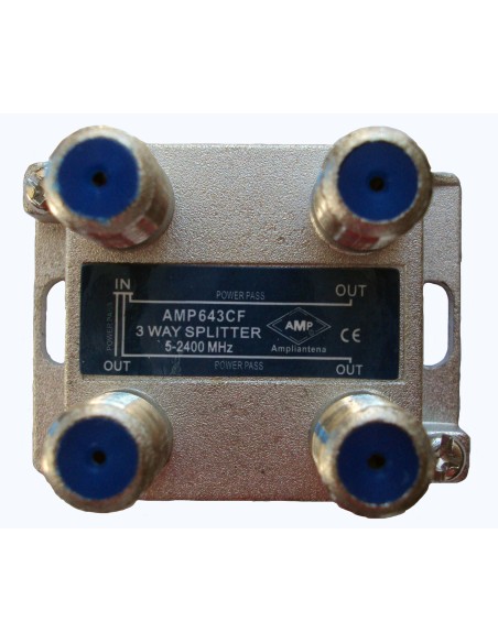 AMP643CF Distribuidor directivo 3 salidas