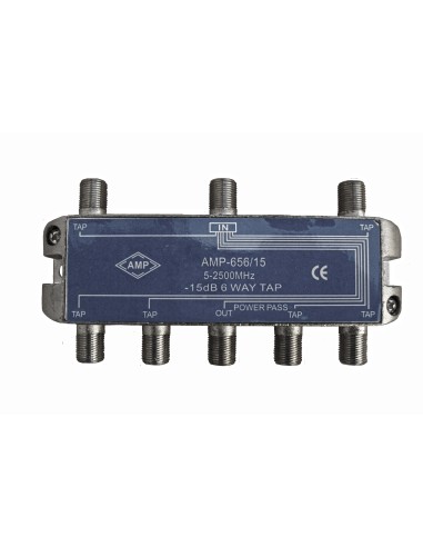 AMP656/15 Derivador directivo 6 derivaciones 15dB