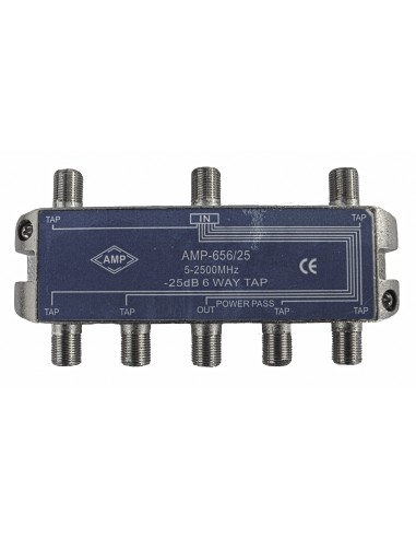 AMP656/25 Derivador directivo 6 derivaciones 25dB
