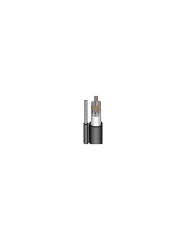 AMP011 Cable telefónico 2 pares 2x2x0,60 autosoportado acometida exterior NE (Rollo de 250 metros)