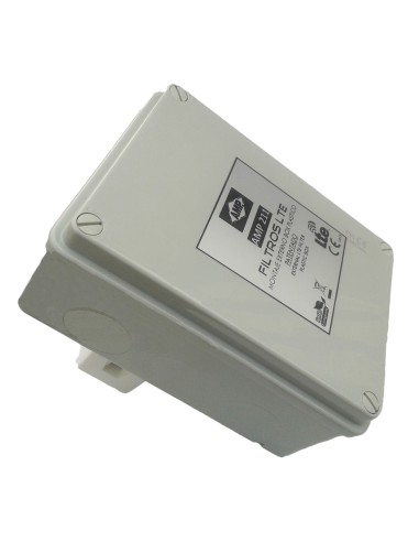 AMP211 Filtro de mástil blindado LTE carcasa ABS 30dB (791/860 MHz) 12C