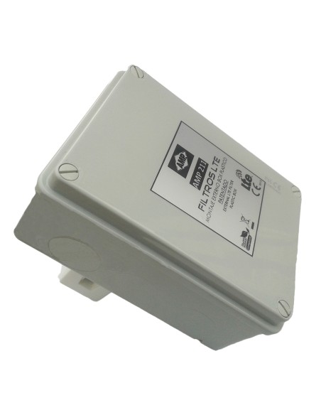 AMP211 Filtro de mástil blindado LTE carcasa ABS 30dB (791/860 MHz) 12C