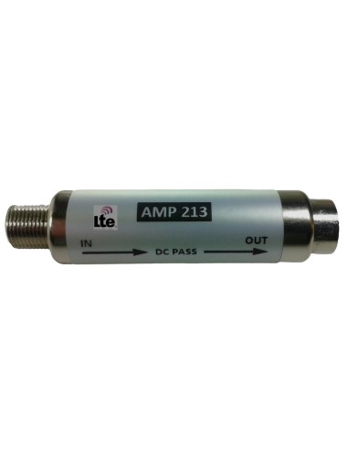 AMP213 Filtro enchufable LTE tipo barrilete "F" 6dB (791/860MHz)