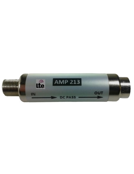 AMP213 Filtro enchufable LTE tipo barrilete "F" 6dB (791/860MHz)