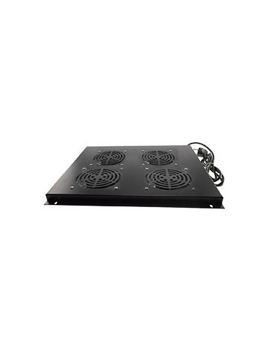 AMP638 Conjunto 2 ventiladores rack 19" techo armario 600 (Armario rack suelo)