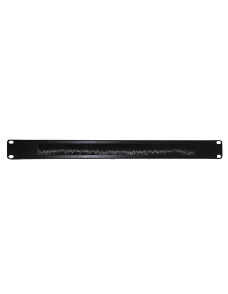 AMP662 Panel cepillo 19" metálico 1U para atornillar