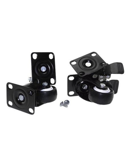 AMP668 Conjunto 4 ruedas (2 con freno)
