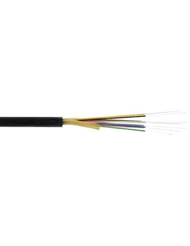 AMP804 Cable 24 fibras ópticas SM 4subcx6f ajustada 9/125/900 G657A2 LSZH-FR negro