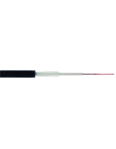 AMP812 Cable 24 fibras ópticas MM monotubo holgada 50/125 OM3-150 LSZH-FR negro