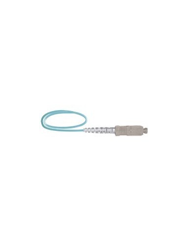 AMP818 Pigtail LC/PC MM 50/125 OM3-300 LSZH-FR 0,9mm. Aqua 1,5 metros