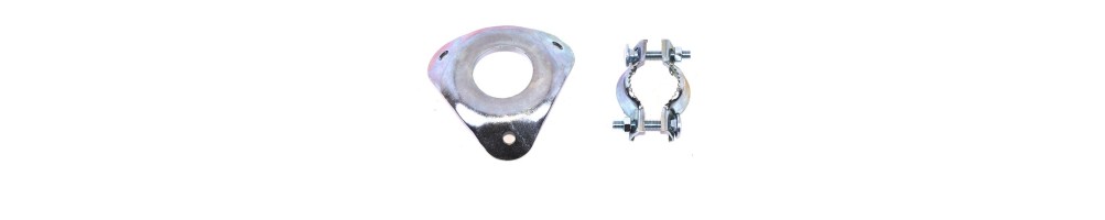 Guy wire mounting and accesories